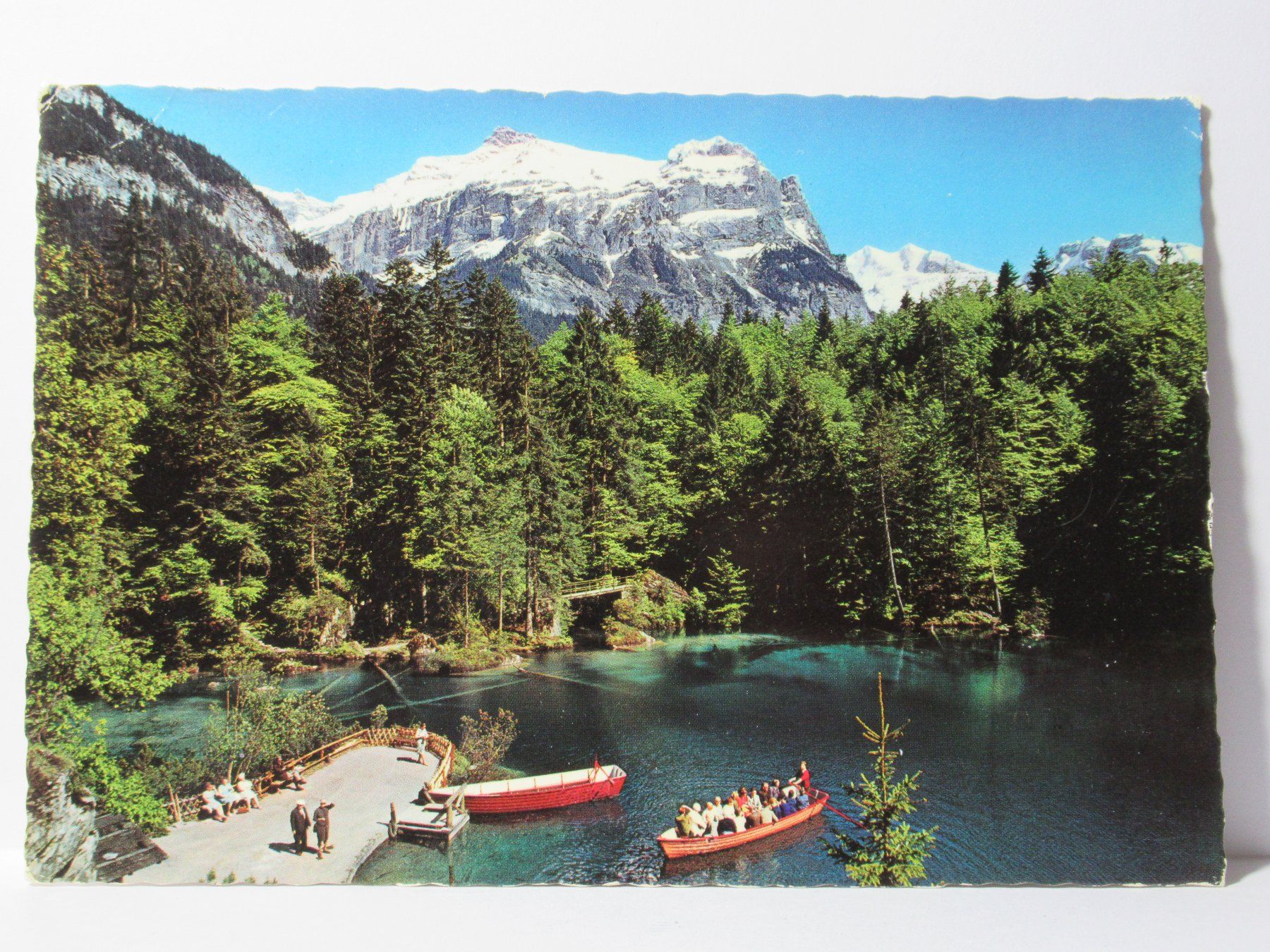 Ansichtskarten: Blausee im Kandertal  1971 – Gebraucht aus Grenchen von Bluemchen1900