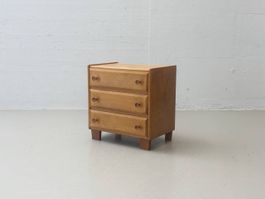 Skandinavische Kommode aus Buchenholz, 1960er Jahre
