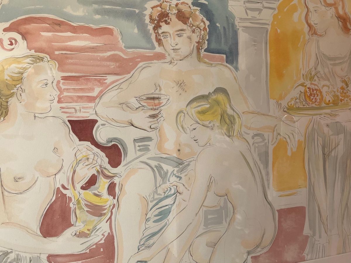 Foto & Immagini: Originalgemälde, Junger Bacchus 2007, Unikat, Simone Erni – Usato da Luzern venduto da Venedig123 4