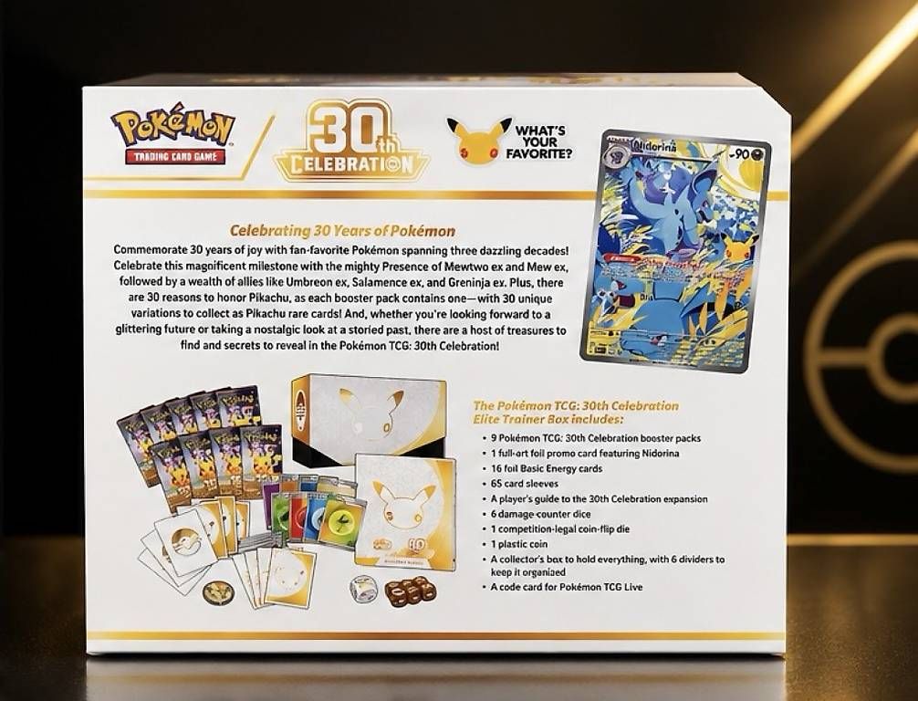 Pokémon Carte collezionabili: Pokémon 30th anniversary ETB – Nuovo e nell'imballaggio originale da Besenbüren venduto da Kimi.H.8 1