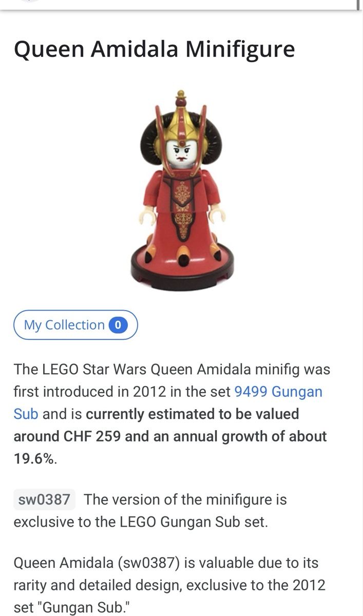 Lego Figuren: Queen Amidala Minifigur – Gebraucht aus Uettligen von Bene.07 3