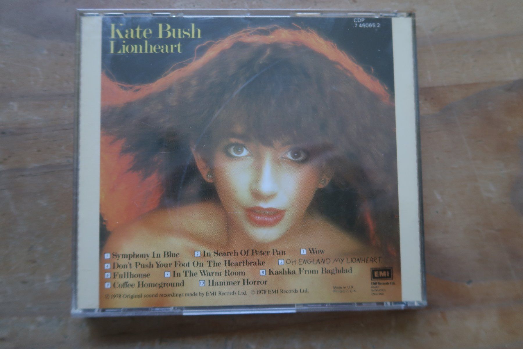 CDs: KATE BUSH - LIONHEART - CD – Gebraucht aus Basel von Patiscat 1