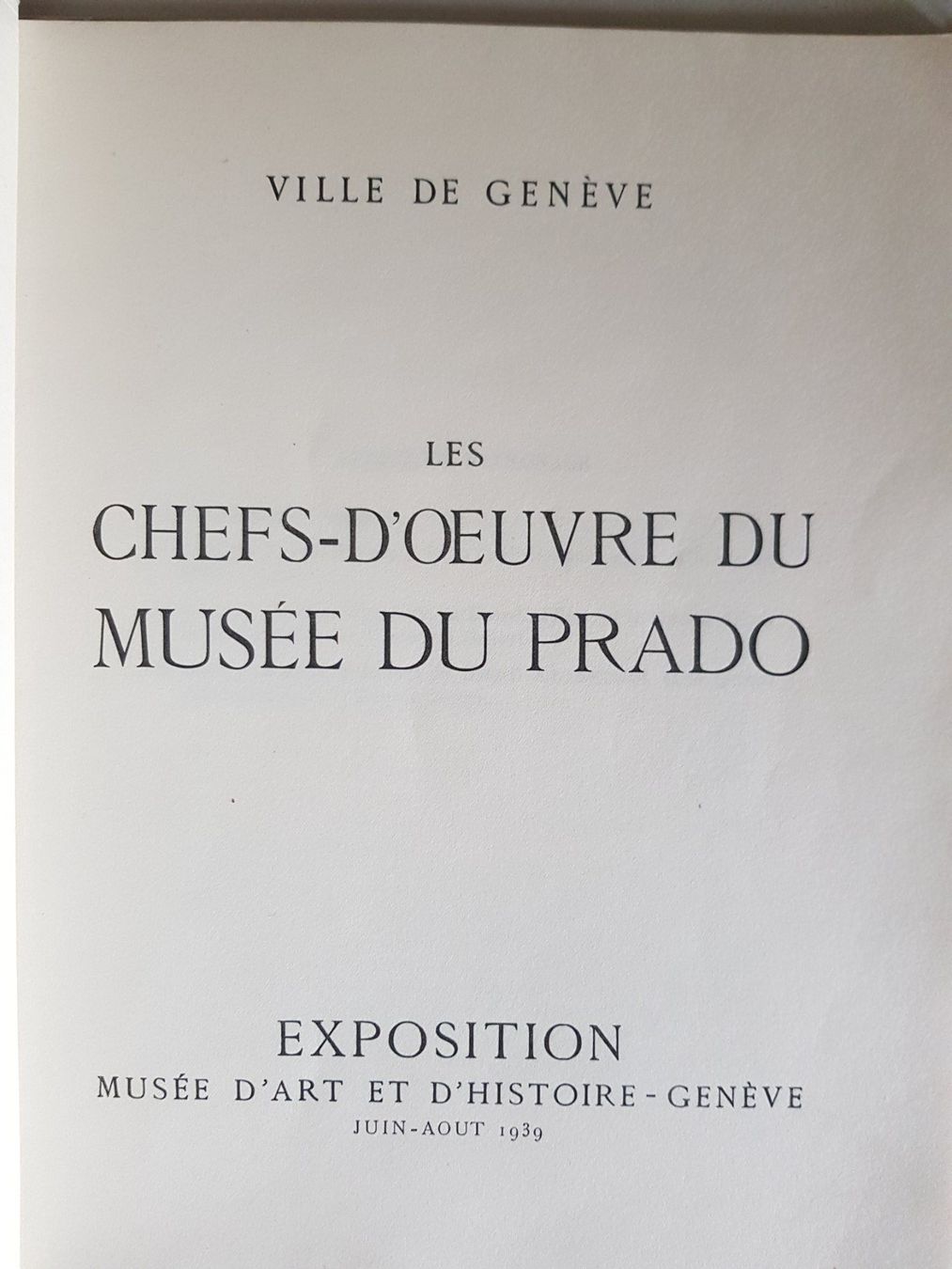 Bücher: antikes Buch: Exposition Musée d'art Genève 1939 – Gebraucht aus Walterswil BE von Lonitti 8