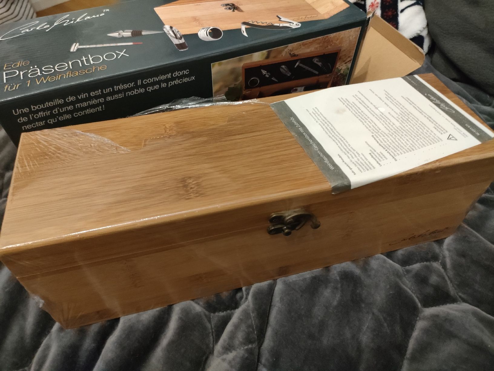 Apribottiglie & Tappi per chiusura: Wein Zubehör Geschenkbox – Nuovo (secondo la descrizione) da Muri AG venduto da Mupuputs 3