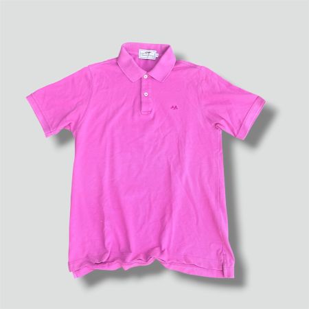 Thomas Burberry vintage pink poloshirt retro pink