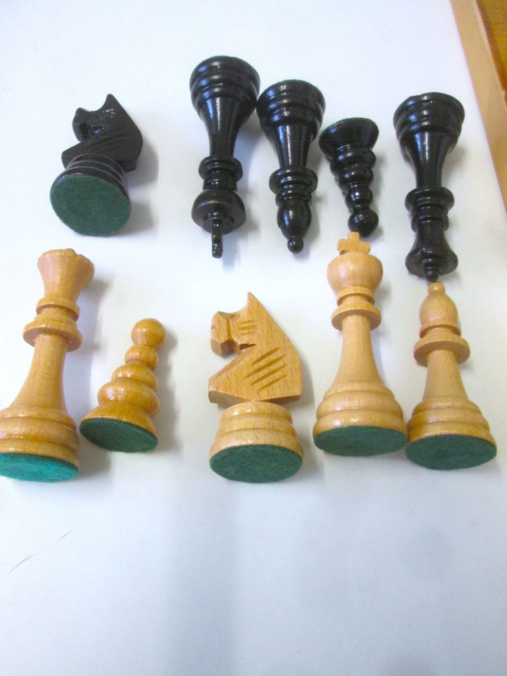 Giochi: Holzschachbrett, klappbar, Vintage – Usato da Sementina venduto da babucia 2
