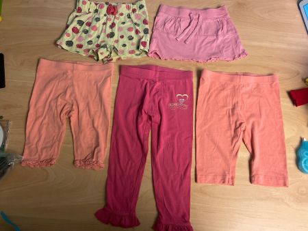 5 Sommer Leggins/Short/Jupe Gr.86👧🏻
