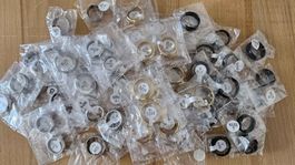 Riesen Restposten: 66x Edelstahl Ringe Modeschmuck Konvolut