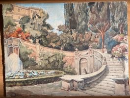 Chaffee aquarelle Grand parc