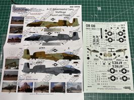 A-10 Experimental Camo Warthogs Peanut Flipper Decals