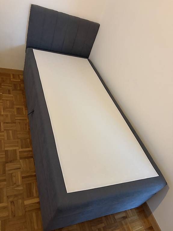 Letti: Lit coffre 90x200 cm avec matelas + surmatelas – Usato da Lausanne venduto da lou_6qrm 1