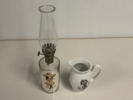 Miss Petticoat Öl Lampe und Krug