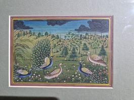 Malerei Vögel Orientalisch Persien ?