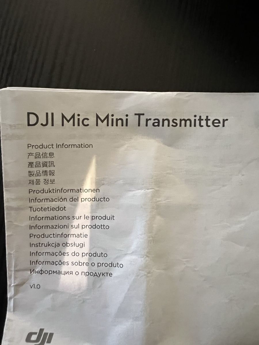 DJI Microfoni: DjI MIC Mini Transmitter – Usato da Lotzwil venduto da Magooo50 3