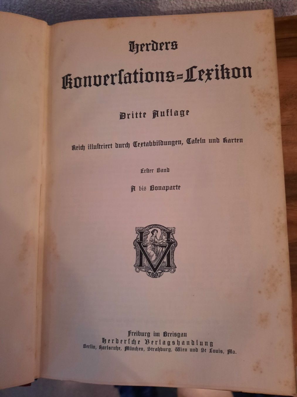 Libri: Herders Konversationslexikon 1902 – Usato da Dietikon venduto da stromer7 3