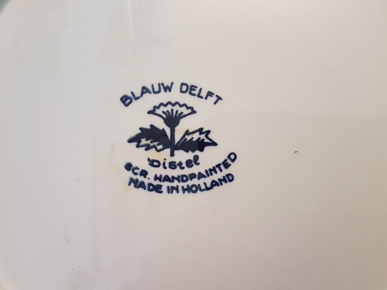 Piatti: Blauweisser DELFT Teller mit Windmühle – Usato da Oberengstringen venduto da Asteroid56 3