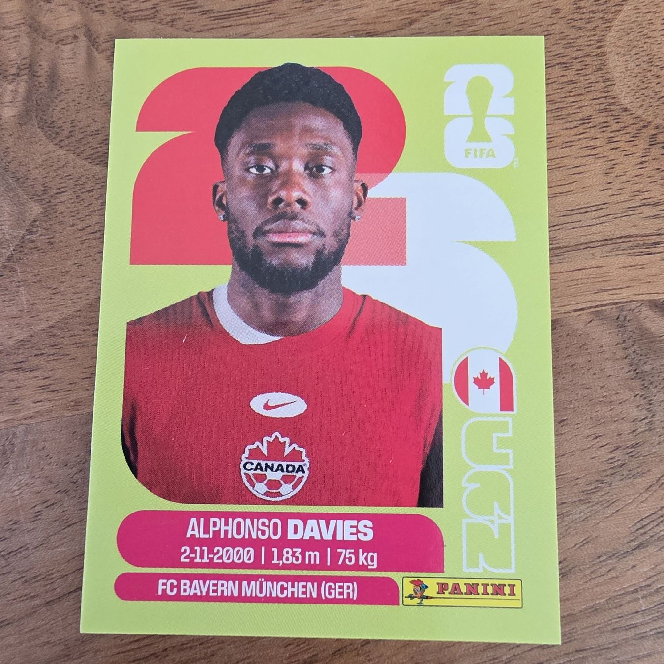Panini Cartes à collectionner: Panini CAN3 Alphonso Davies  – Neuf avec emballage d'origine à Buchs AG par LogoParts