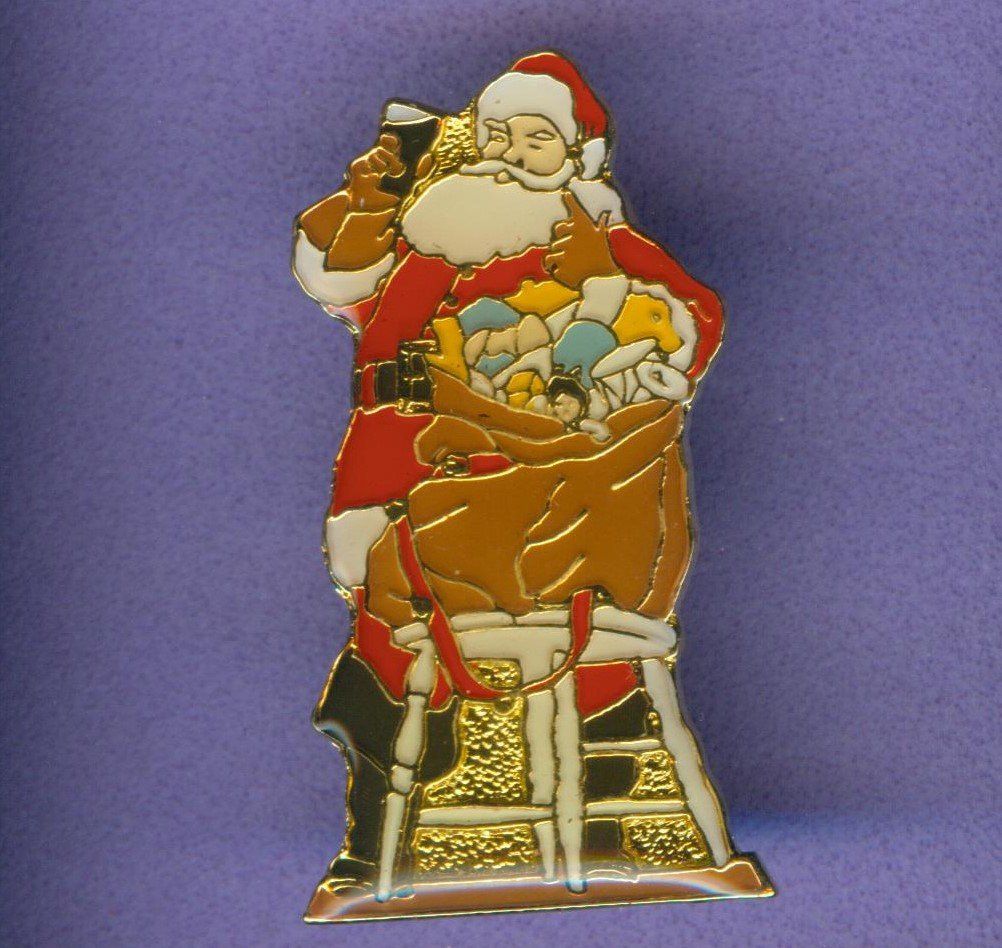 Coca-Cola Placchette & Badge: Coca Cola  SANTA CLAUS – Usato da Winterthur venduto da Sammleroase