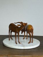 Antilopen - Paar aus Régule / Bronze - Ersatz