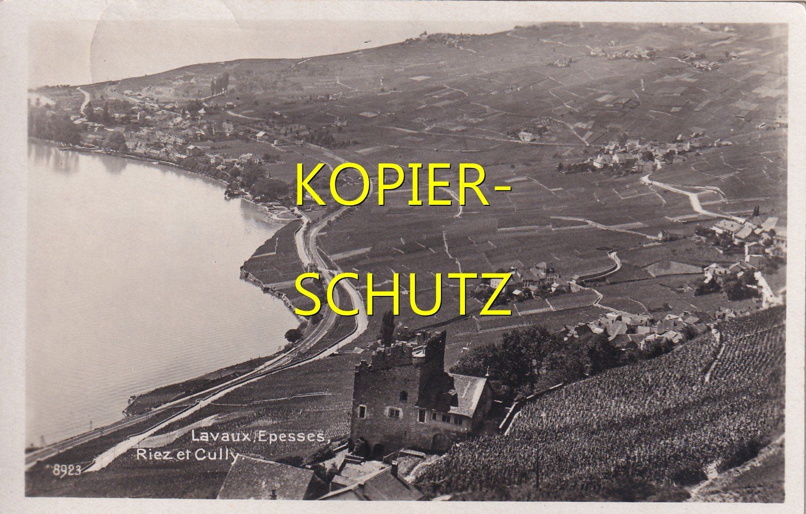 Cartoline postali: Lavaux - Epesses, Riez et Cully /ba – Usato da Hombrechtikon venduto da Rudolf07