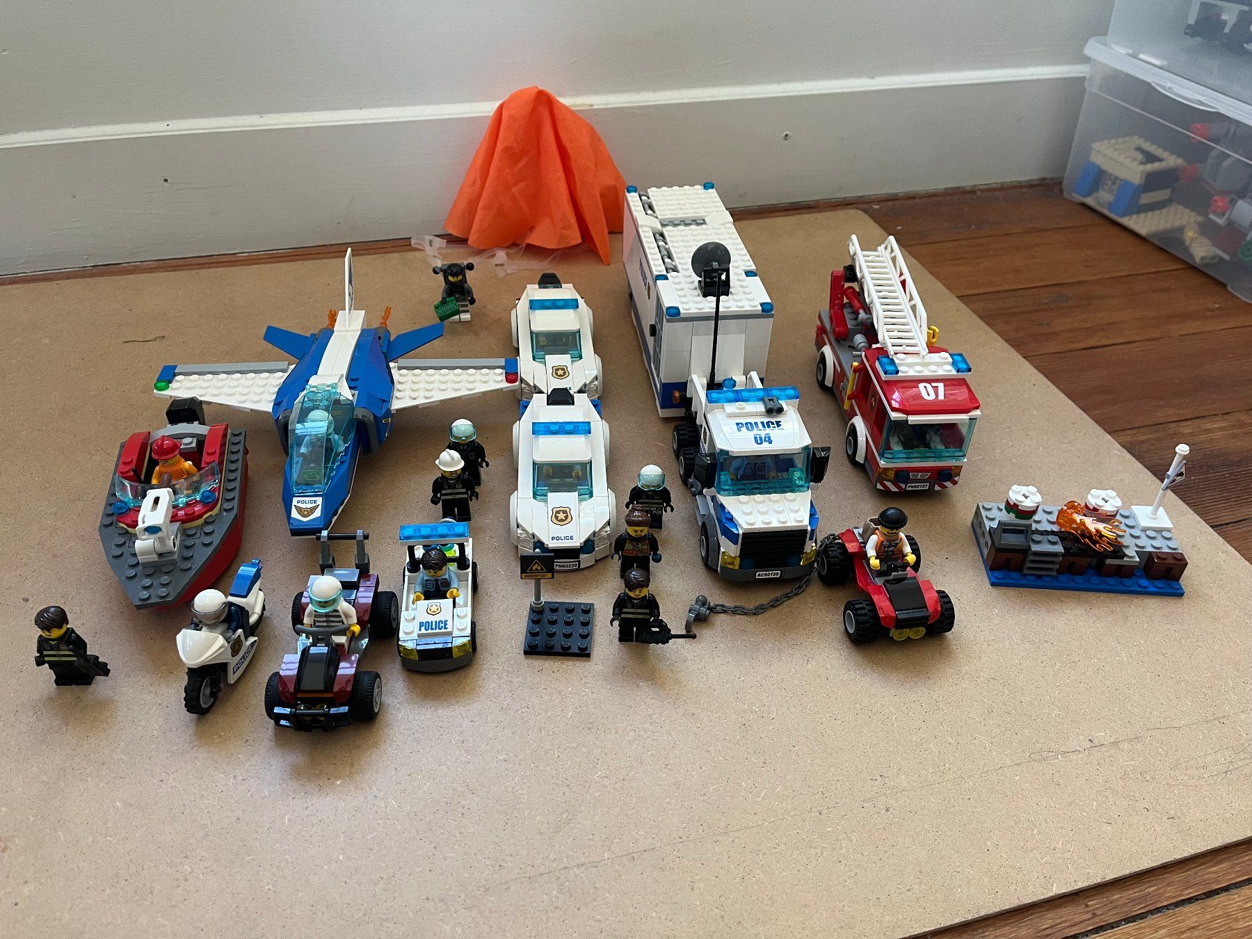 Lego Giocattoli: Set Lego City Polizei/Feuerwehr – Usato da Bern venduto da malditof 1