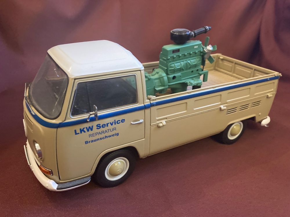 Schuco 1/18 VW T2 Bus Noir Et Or - Schucotronic 2.4 RC - Édition Limitée RARE