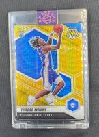 NBA Rookie Tyrese Maxey 2020–21 Panini Mosaic Gold Wave #203