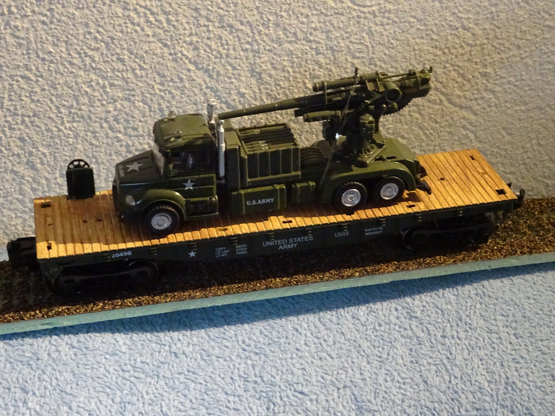 Kit di modellismo & Modellini statici: US Army Militär Waggon mit Geschütz – Usato da Hirschthal venduto da Legov 7