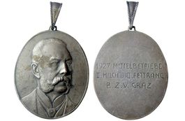 b- Österreich, Ovalmedaille 1927, Graz