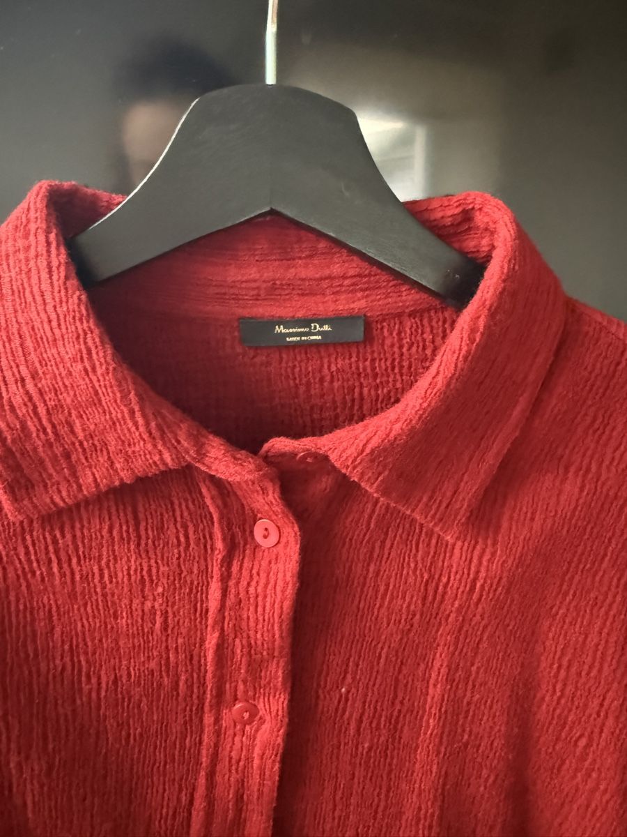 Massimo Dutti Blusen: Massimo Dutti Bluse rot Grösse S – Gebraucht aus zug von Inaar 1