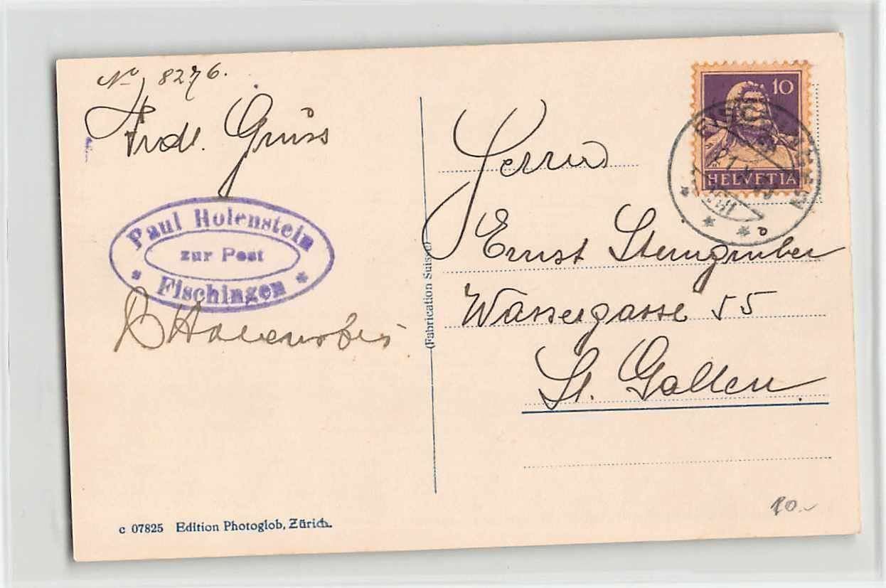 Cartoline postali: GRUSS aus FISCHINGEN 1933 – Usato da Winterthur venduto da SchatzchischtliWinti 1