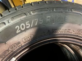 6x Pneu Michelin Agilis 3 205/75 R16C