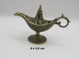 ALADIN'S  WUNDERLAMPE - Messing Figur - Neu - 9x3,5cm