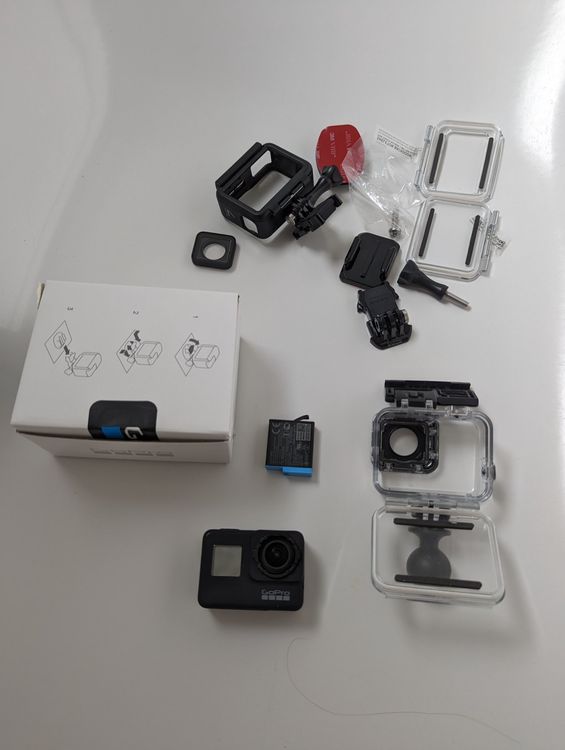 Go Pro Hero 7 Black mit Unterwassergehäuse und Zusatzakku | Kaufen auf ...
