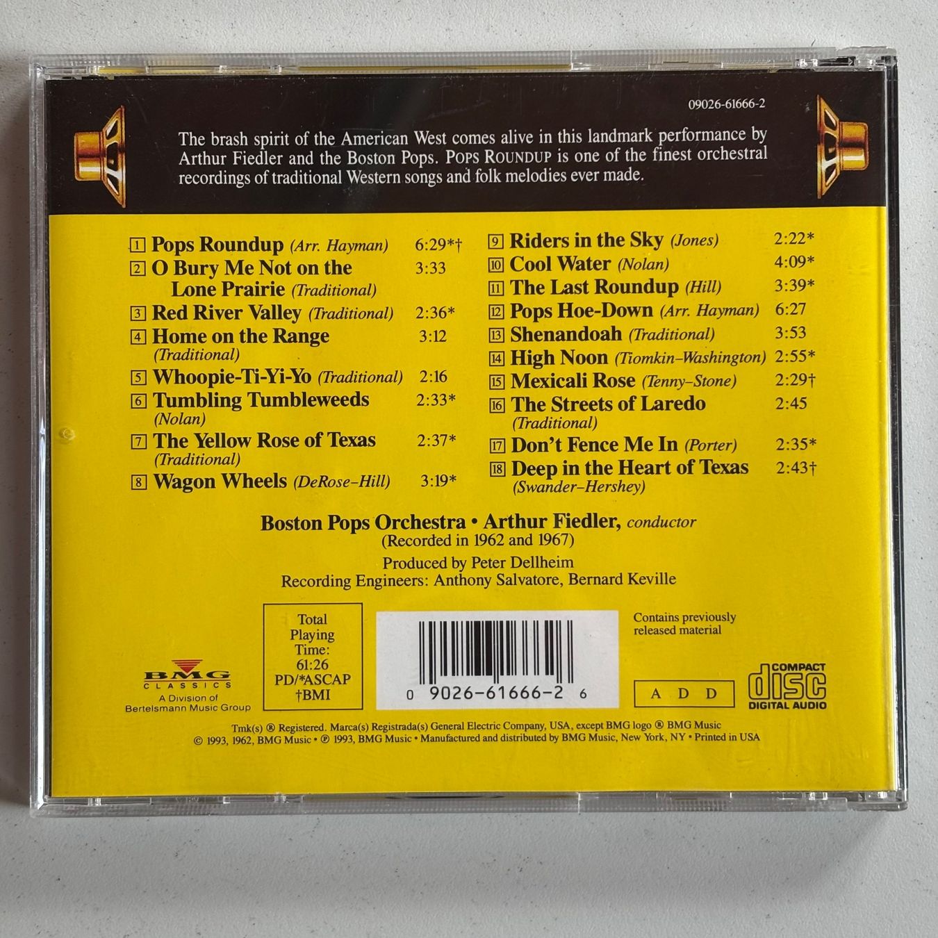 CD: Fiedler/Boston Pops: Pops Roundup – Usato da Stans venduto da Abukadnezar 1