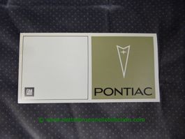 Pontiac Modellprogramm 1966 deutsch/französisch GM-Biel
