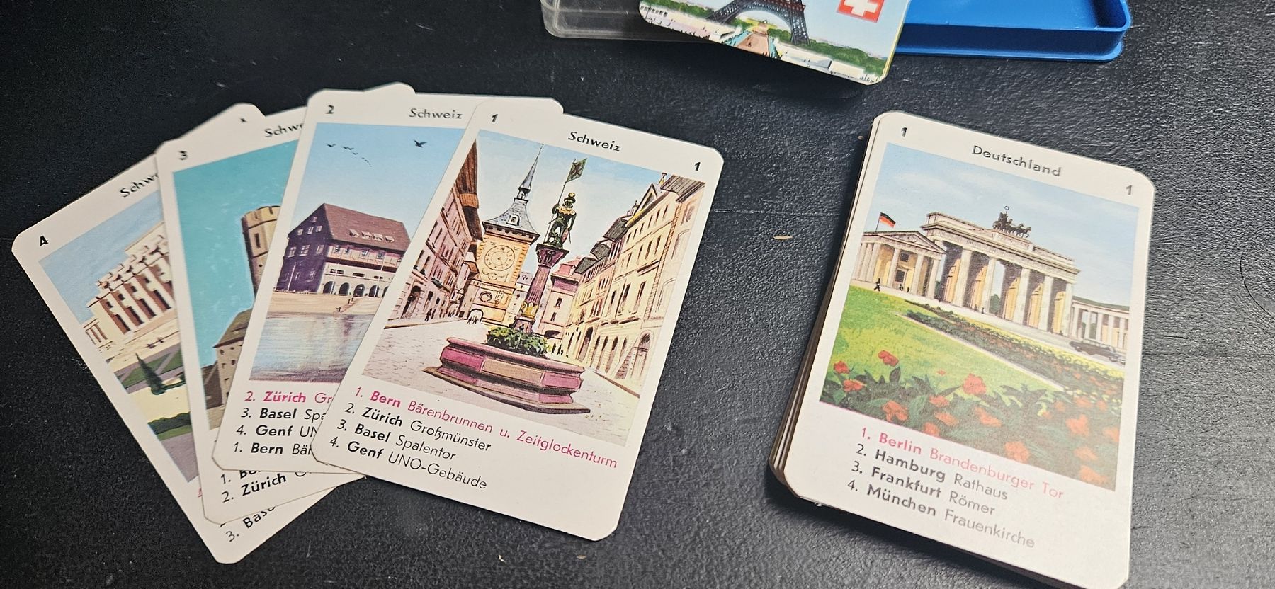 Giochi: Städte-Quartett, Pestalozzi 1964/65 – Usato da Belp venduto da Ginus85 1