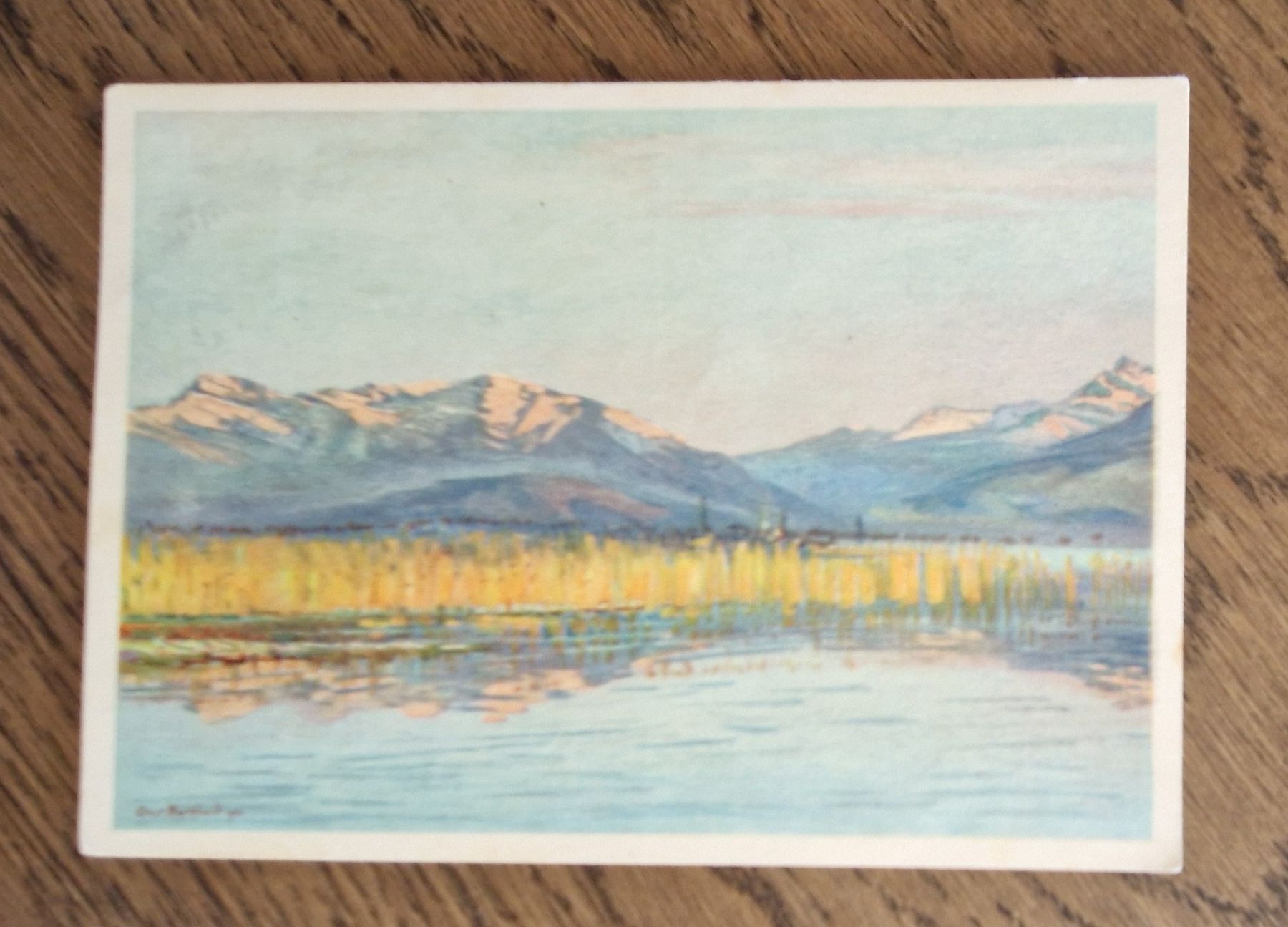 Cartoline postali: Ernst Burkard, Obersee, Pro Infirmis – Usato da Ebikon venduto da Donar50