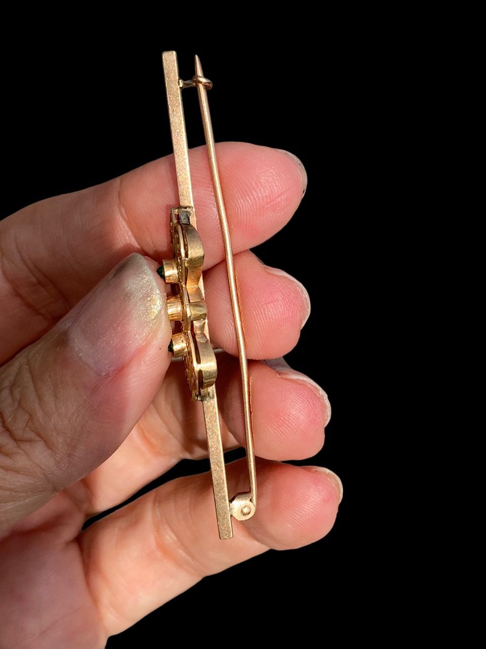 Spille & Fermagli: Antike Art Deco 14K Gold Brosche Ca. 1930 – Usato da niederbipp venduto da Esbenz 3