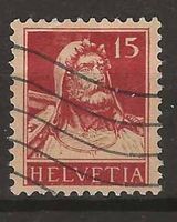 CH173z - Buste de Tell 173z (papier grillé)  obl.
