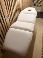 Massagebank weiss klappbar