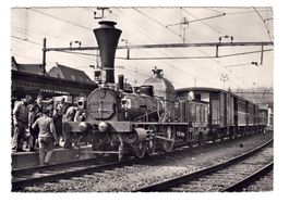 Alte Ansichtskarte "Spanisch-Brötli-Bahn", 1847-1947