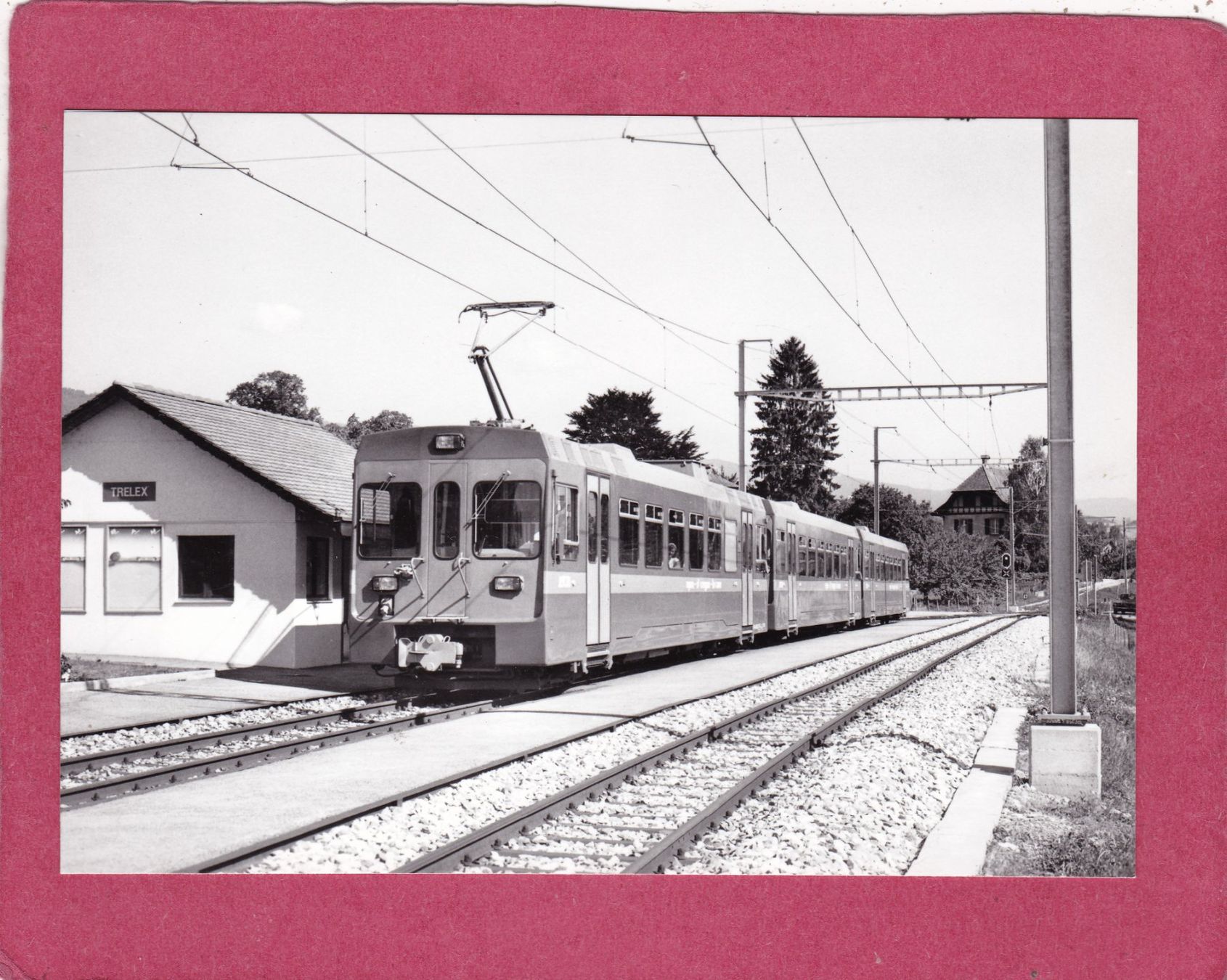 Ansichtskarten: Bahn  BE 4/4   à Trélex  Repro – Gebraucht aus Herisau von Lisegrat2008