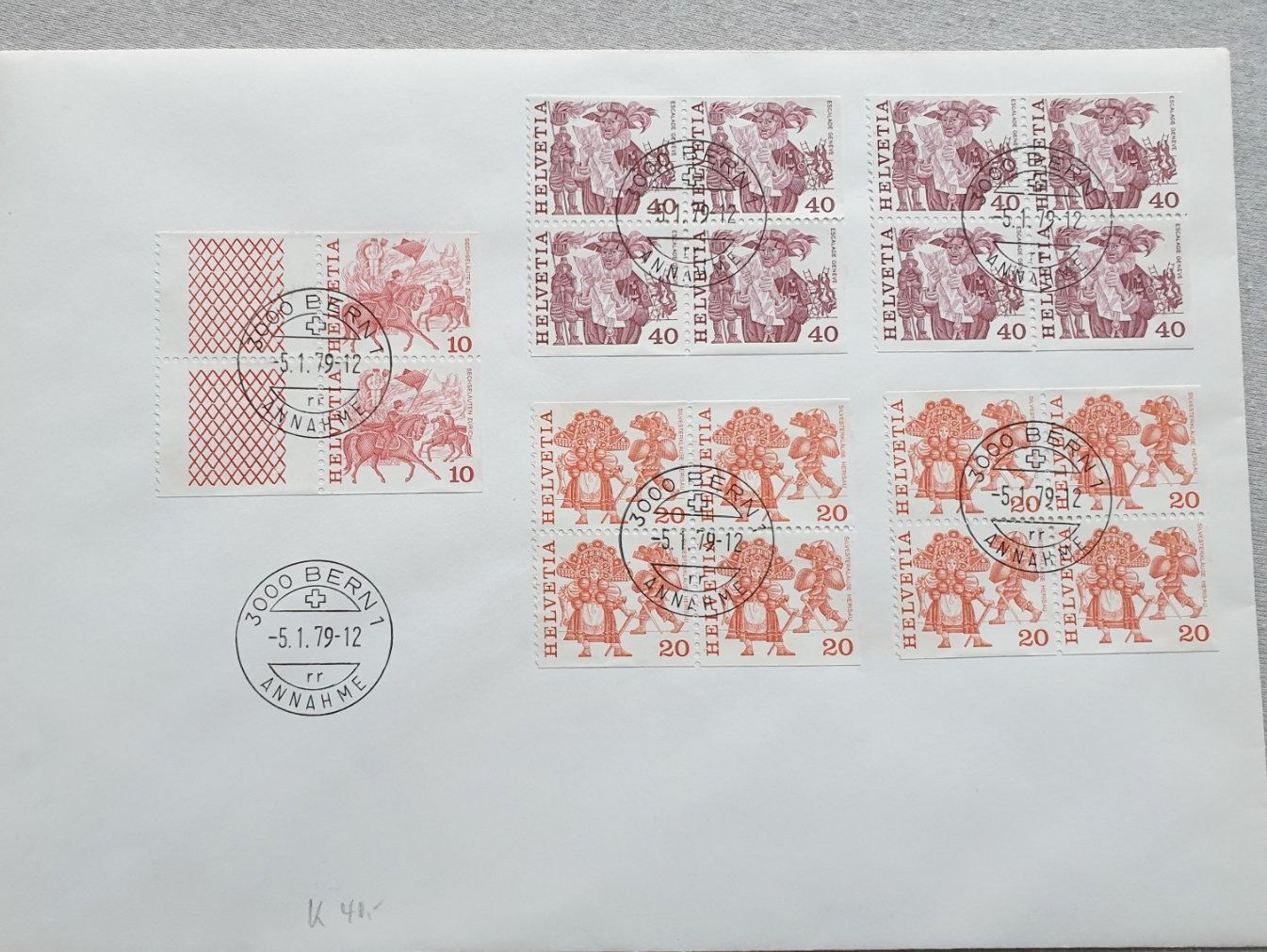 Tutti i francobolli: (460) Volksbräuche 1977 – Usato da Schwarzhäusern venduto da Inot3