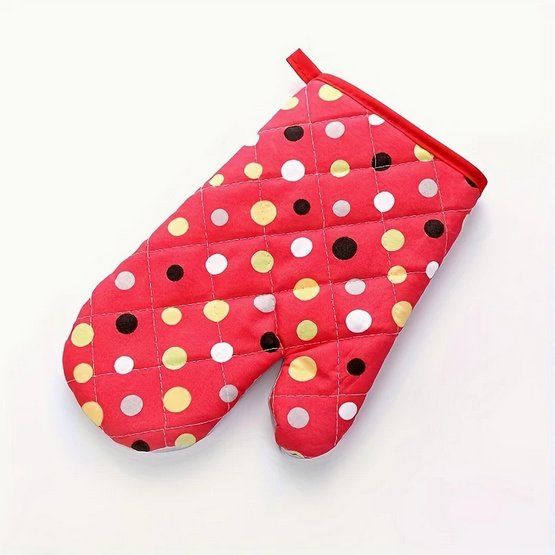 Guanti & manicotti: Küchenhandschuh / Backofenhandschuh rot – Nuovo e nell'imballaggio originale da Oensingen venduto da Liquidations-Shop