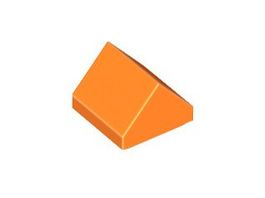 LEGO - 50x Orange Slope 45 1x1 Double - 35464 - NEW