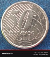BRASILIEN - BRASIL - 50 CENTAVOS 2016 - EXZELLENT
