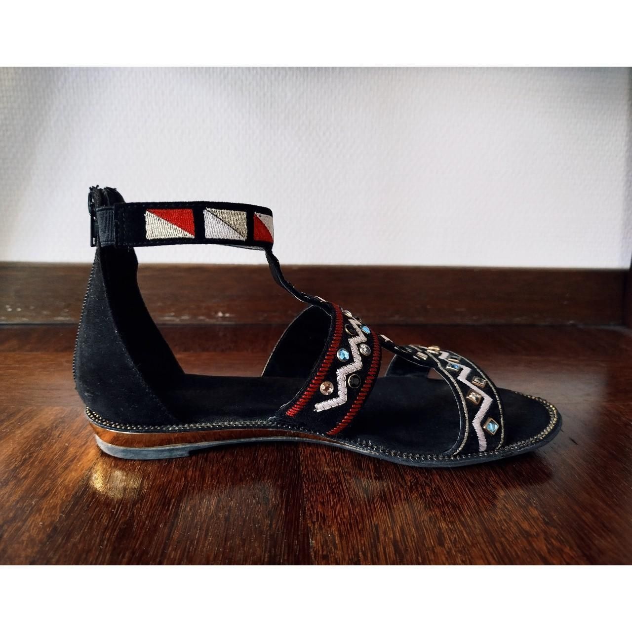 Scarpe da donna: Sandalen mit Strass-Applikationen  – Usato da St. Gallen venduto da jbu_ns6v 3