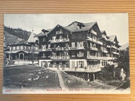 Antike Ansichtskarte, SCHWEIZ, Mürren, Grand Hotel Kurhaus
