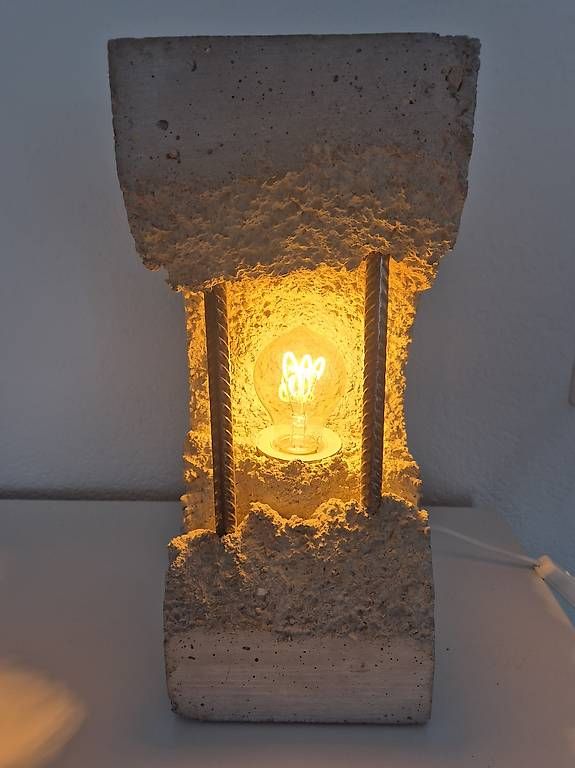 Lampade: Lampe en béton style industriel – Nuovo e nell'imballaggio originale da Bassecourt venduto da stalker01 2